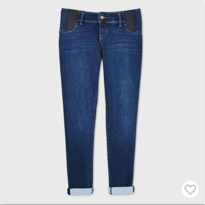 (16)- Isabel Maternity by Ingrid & Isabel Side Panel Brushed Back Skinny Jeans‎